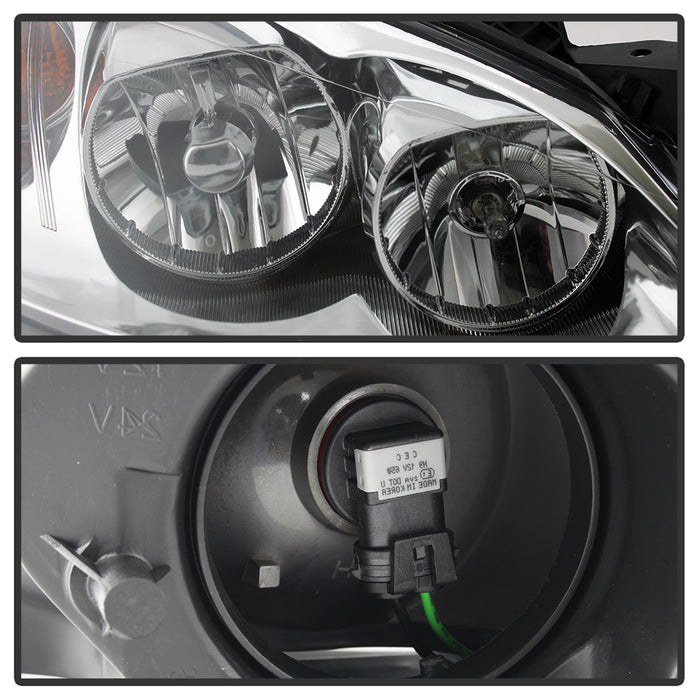 SPYDER xTune 05-10 Pontiac G6 (w/Turn Signal) Passenger Side Headlight - OEM Right (HD-JH-PG605-OE-R) 9038389