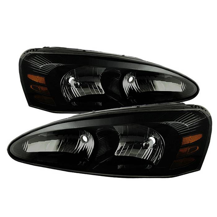 SPYDER Xtune Pontiac Grand Prix 04-08 Crystal Headlights Black Smoke HD-JH-PGPRIX04-AM-BSM 9029400