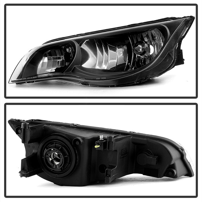 SPYDER xTune Saturn ION Coupe 03-07 (Not Sedan) OEM Style Headlights - Black HD-JH-SAION-2D-BK 9035654