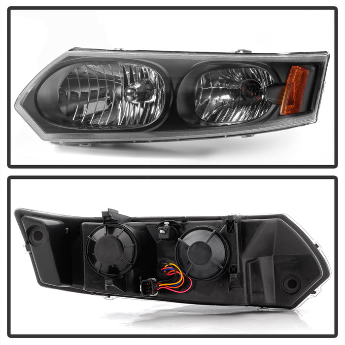 SPYDER xTune Saturn ION Sedan only 03-07 OEM Style Headlights - Black HD-JH-SAION-4D-BK 9035685