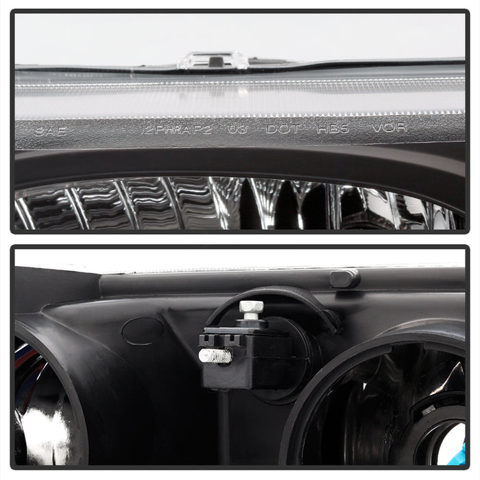 SPYDER xTune Saturn ION Sedan only 03-07 OEM Style Headlights - Black HD-JH-SAION-4D-BK 9035685