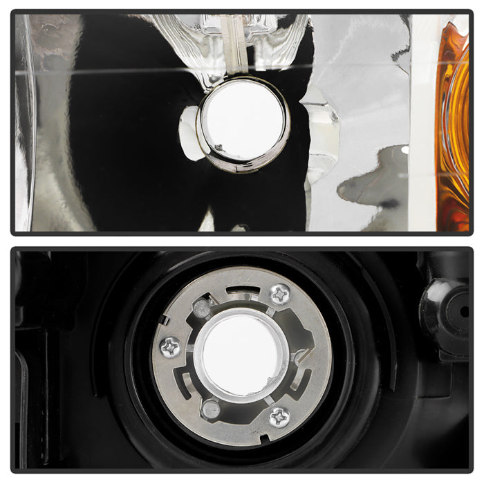 SPYDER 00-02  Saturn L Series OEM Style Headlights - Set - Chrome (HD-JH-SALS00-AM-C) 9054785