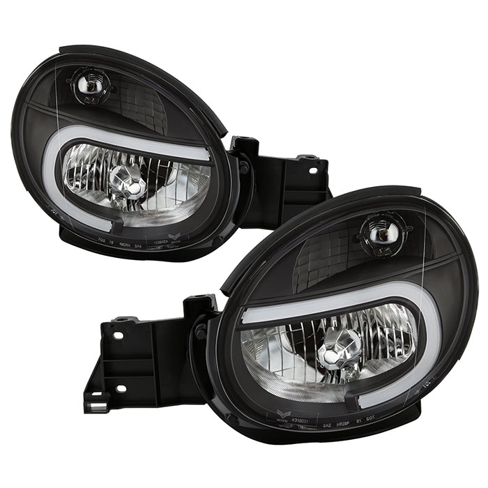 SPYDER xTune Subaru Impreza 14-16 Headlights With Light Tube DRL - Black HD-JH-SI02-LB-BK 9047411