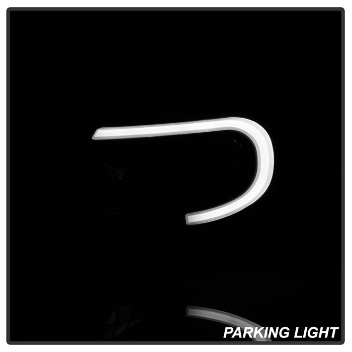 SPYDER xTune Subaru Impreza 14-16 Headlights With Light Tube DRL - Black HD-JH-SI02-LB-BK 9047411