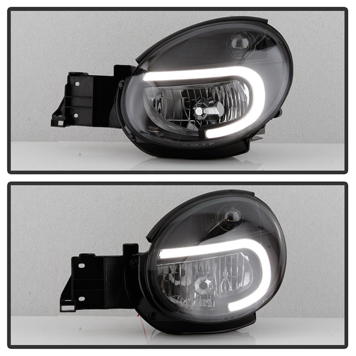 SPYDER xTune Subaru Impreza 14-16 Headlights With Light Tube DRL - Black HD-JH-SI02-LB-BK 9047411
