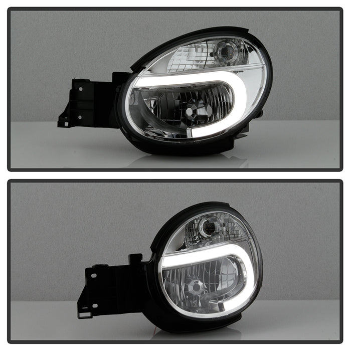 SPYDER xTune 02-03 Subaru WRX Headlights w/ Light Tube DRL (HD-JH-SI02-LB-C) 9047428