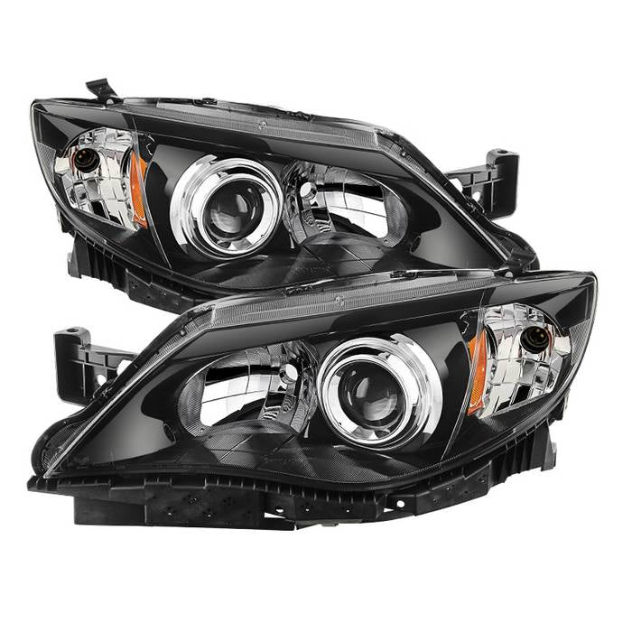 SPYDER Xtune Subaru Impreza Wrx 08-14 Halogen Models Only Headlights Black HD-JH-SI08-AM-BK 9028281