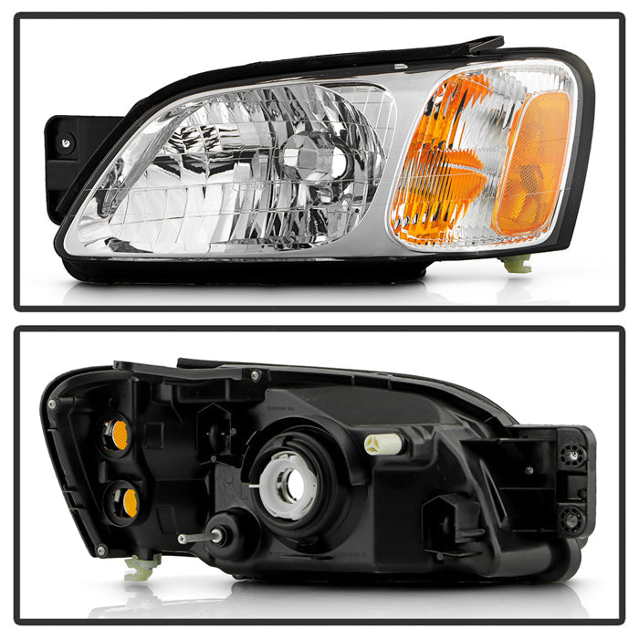 SPYDER 00-04 Subaru Legacy GT (w/o Sport Package) OEM Style Headlights -Set- Chrome(HD-JH-SLEG00-C) 9054808