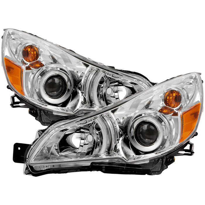 SPYDER xTune Subaru Legacy 10-12 / Outback 10-12 OEM Style Headlights - Chrome (HD-JH-SLEG10-AM-C) 9041099
