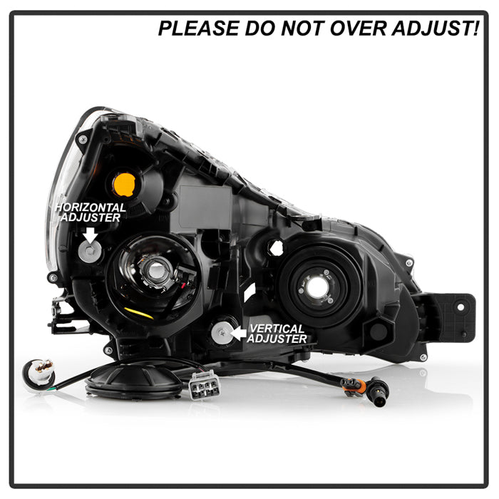 SPYDER xTune Subaru Legacy 10-12 / Outback 10-12 OEM Style Headlights - Chrome (HD-JH-SLEG10-AM-C) 9041099