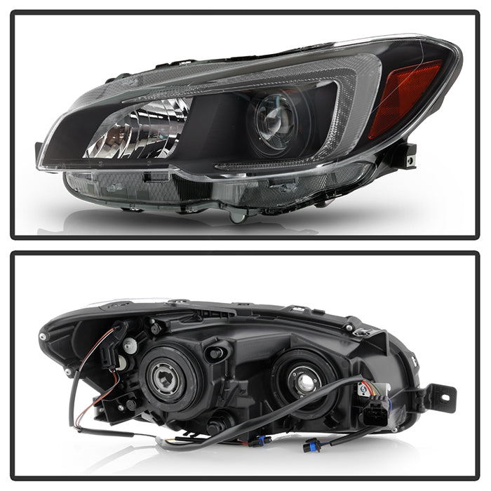 SPYDER 15-19 Subaru WRX Halogen Models Only OEM Style Headlights - Black 9049156