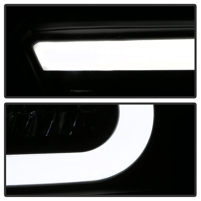 xTune Toyota 4Runner 10-13 LED Light Bar Headlights - Black - HD-JH-T4R10-LB-BK 9050169