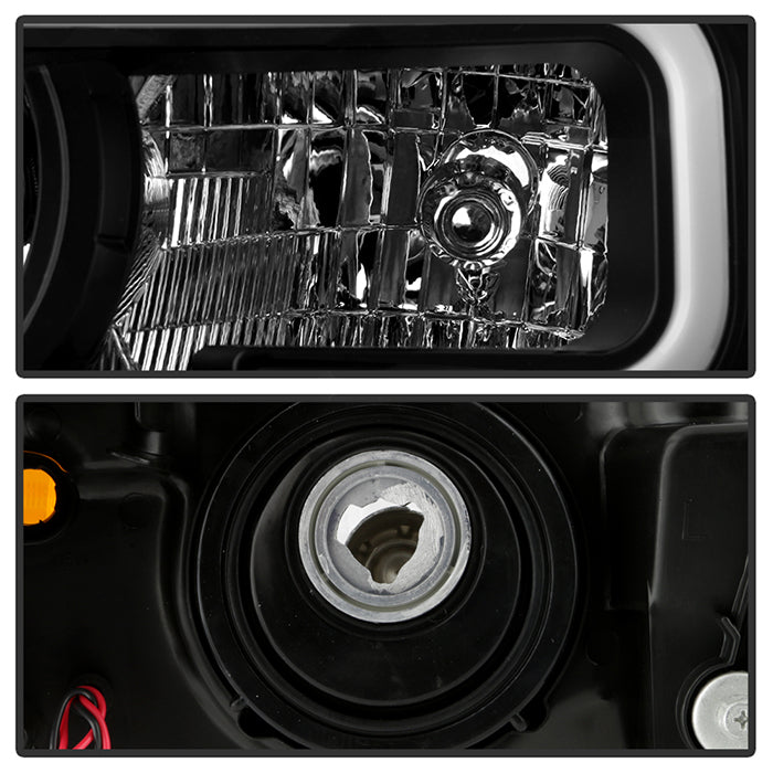 xTune Toyota 4Runner 10-13 LED Light Bar Headlights - Black - HD-JH-T4R10-LB-BK 9050169