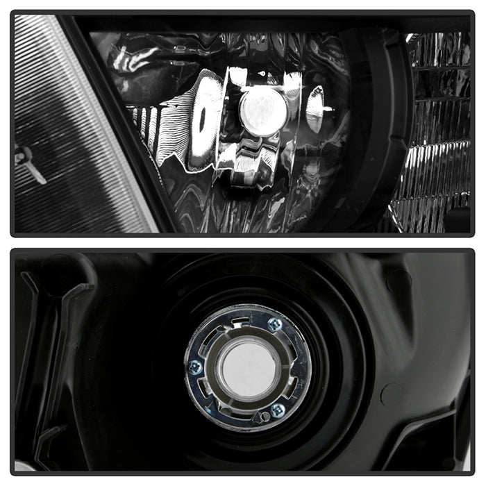 xTune Toyota 4Runner 10-13 LED Light Bar Headlights - Black - HD-JH-T4R10-LB-BK 9050169