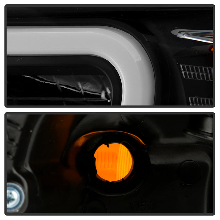 xTune Toyota 4Runner 10-13 LED Light Bar Headlights - Black - HD-JH-T4R10-LB-BK 9050169