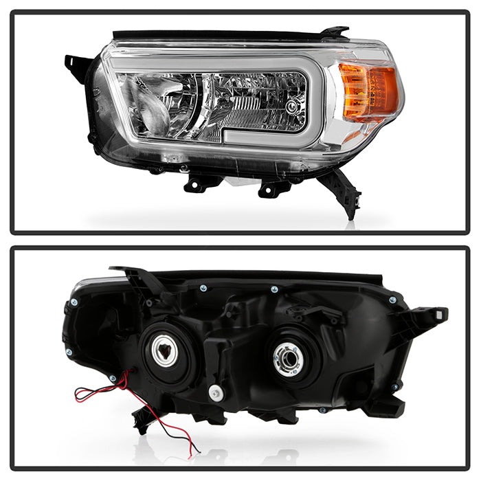 xTune Toyota 4Runner 2010-2013 LED Light Bar Headlights - Chrome - HD-JH-T4R10-LB-C 9050176