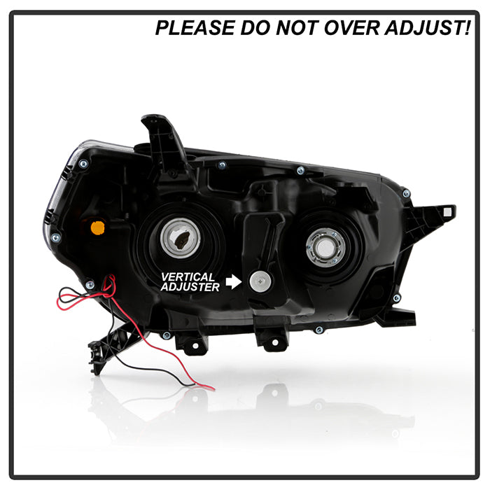 xTune Toyota 4Runner 2010-2013 LED Light Bar Headlights - Chrome - HD-JH-T4R10-LB-C 9050176