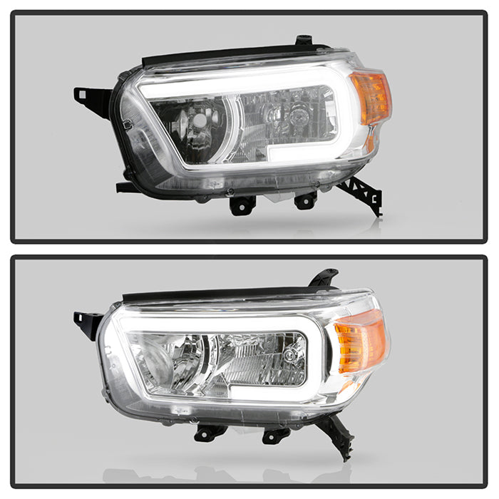 xTune Toyota 4Runner 2010-2013 LED Light Bar Headlights - Chrome - HD-JH-T4R10-LB-C 9050176
