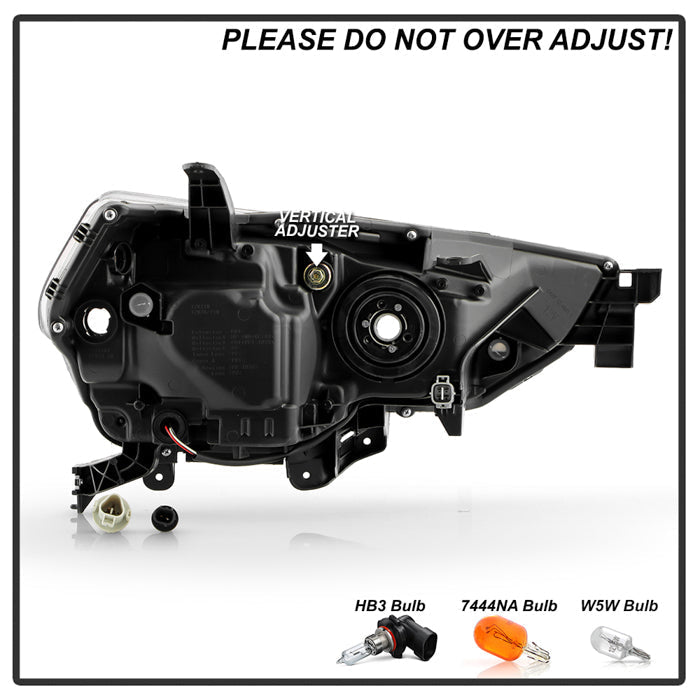 SPYDER xTune 21-23 Toyota 4Runner Bi LED Projector Headlight - OE Left (HD-JH-T4R21-BLED-OE-L) 9959967