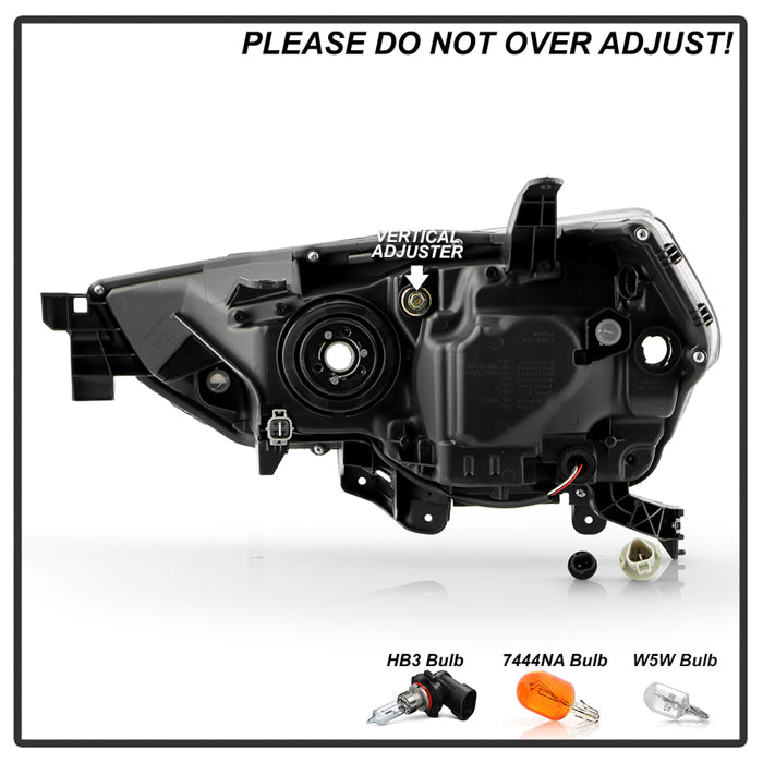 SPYDER xTune 21-23 Toyota 4Runner Bi LED Projector Headlight - OE Right (HD-JH-T4R21-BLED-OE-R) 9959974