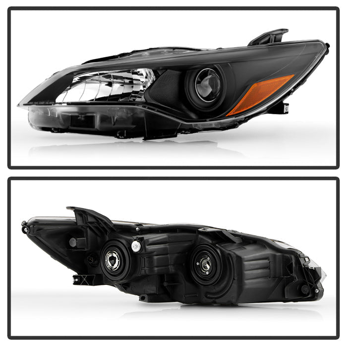 SPYDER 15-17 Toyota Camry OE Style Headlights(Bulbs not included) - Black (HD-JH-TCAM15-AM-BK) 9959141