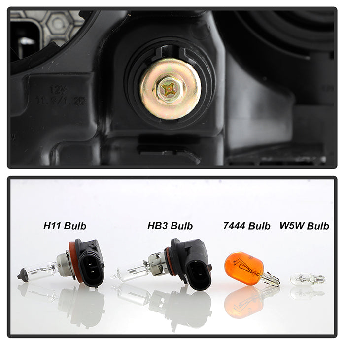 xTune Toyota Highlander 17-19 (LE / XLE) non DRL Halogen Headlight - OE Left HD-JH-THIGH17-OE-L 9949456