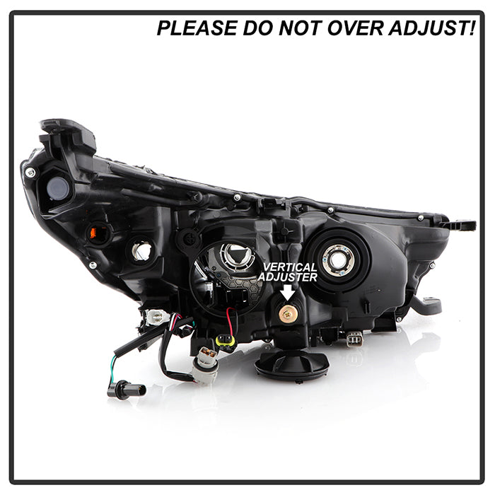 xTune Toyota Highlander 17-19 w/LED DRL Halogen Headlight - OE Black Left HD-JH-THIGH17SE-OE-BK-L 9949470