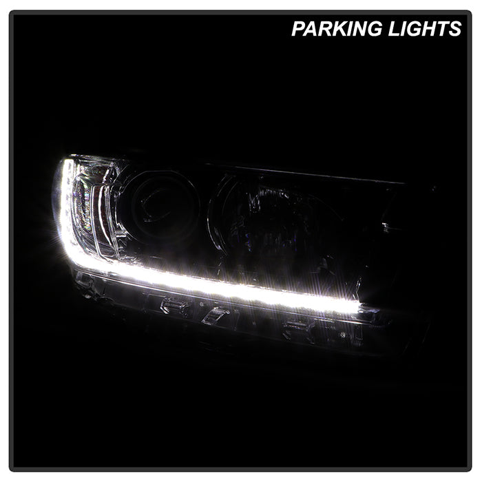 xTune Toyota Highlander 17-19 w/LED DRL Halogen Headlight - OE Black Right HD-JH-THIGH17SE-OE-BK-R 9949487