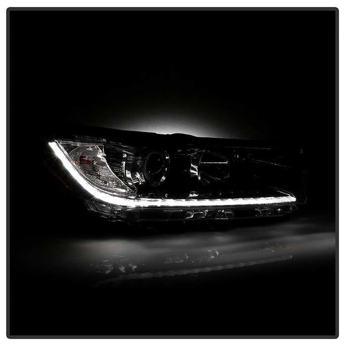 xTune Toyota Highlander 17-19 w/LED DRL Halogen Headlight - OE Black Right HD-JH-THIGH17SE-OE-BK-R 9949487