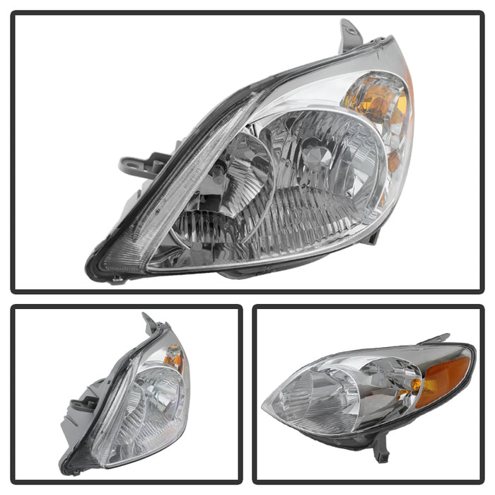 SPYDER Xtune Toyota Matrix 03-08 Crystal Headlights Chrome HD-JH-TM03-AM-C 9023729