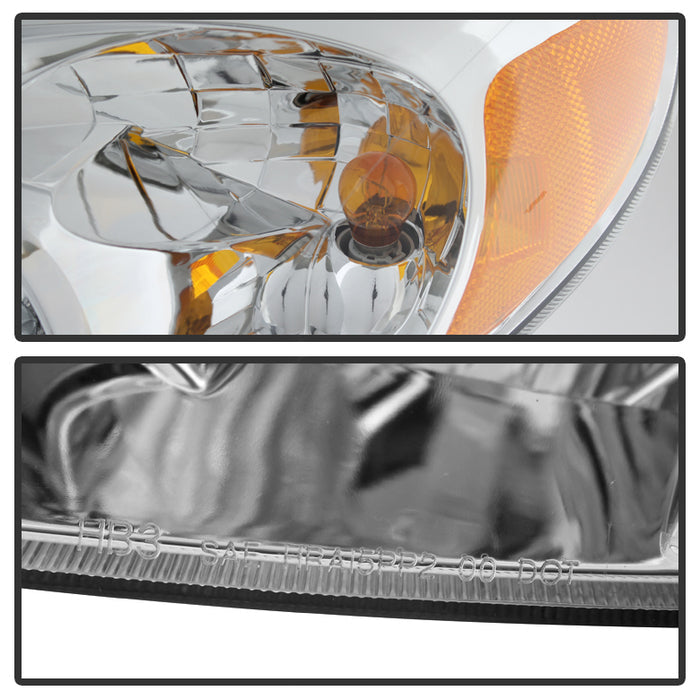 SPYDER Xtune Toyota Matrix 03-08 Crystal Headlights Chrome HD-JH-TM03-AM-C 9023729