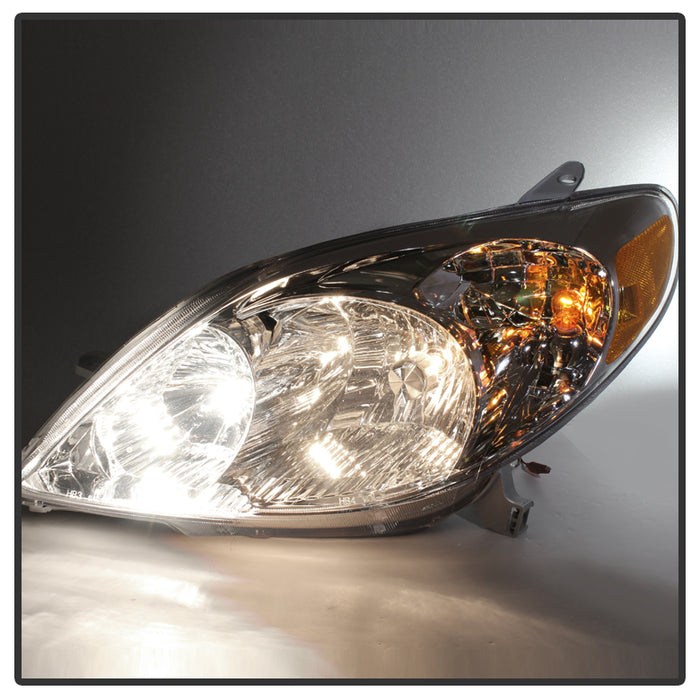 SPYDER Xtune Toyota Matrix 03-08 Crystal Headlights Chrome HD-JH-TM03-AM-C 9023729