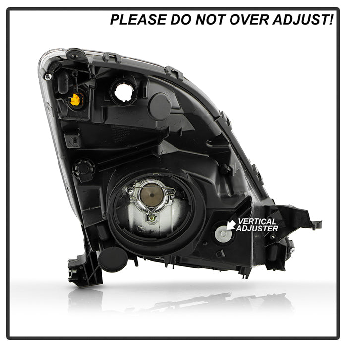 SPYDER xTune Toyota Prius Halogen Models Only 06-09 OEM Style Headlights - Black HD-JH-TPRI06-AM-BK 9035968