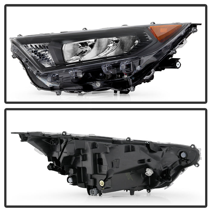 xTune Toyota RAV4 19-20 Driver Side Black Bezel LED Headlights - OE Left HD-JH-TRAV419-OE-BK-L 9949159
