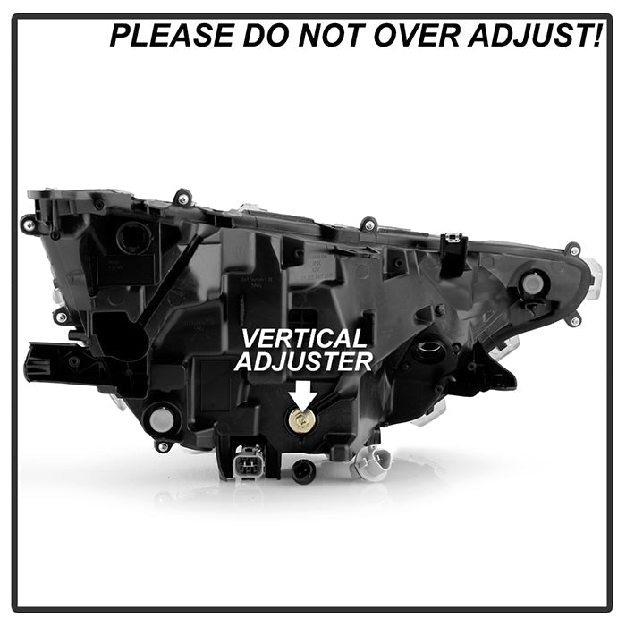 xTune Toyota RAV4 19-20 Driver Side Black Bezel LED Headlights - OE Left HD-JH-TRAV419-OE-BK-L 9949159