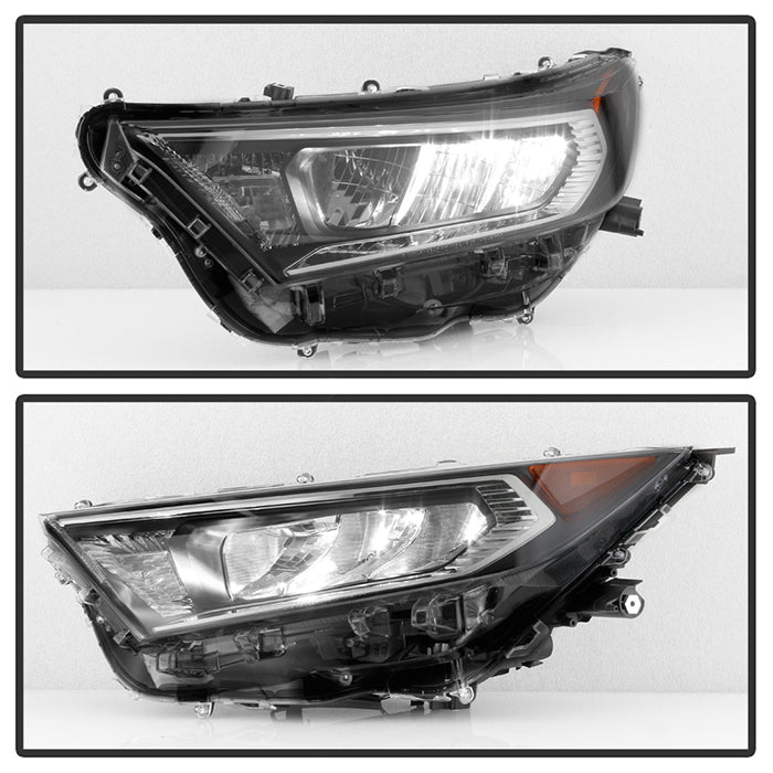 xTune Toyota RAV4 19-20 Driver Side Chrome Bezel LED Headlights- OE Left HD-JH-TRAV419-OE-L 9949135