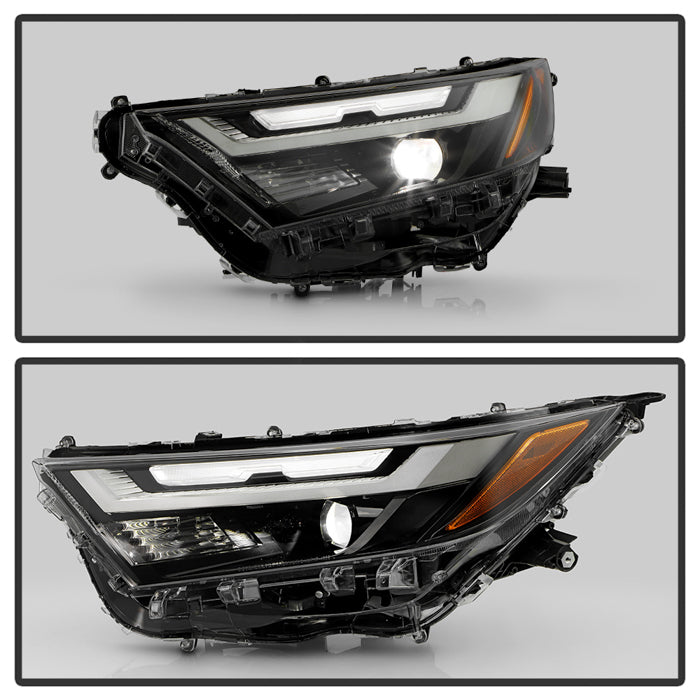 SPYDER 22-24 Toyota RAV4 LED High Low Beam w/Halogen Bulb Headlight- Left(HD-JH-TRAV422-LED-OE-L) 9959479