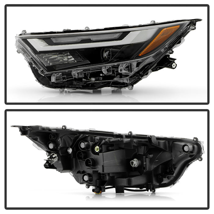 SPYDER 22-24 Toyota RAV4 LED High Low Beam w/Halogen Bulb Headlight- Left(HD-JH-TRAV422-LED-OE-L) 9959479