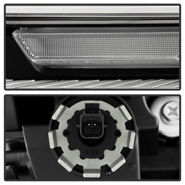 SPYDER 22-24 Toyota RAV4 LED High Low Beam w/Halogen Bulb Headlight- Left(HD-JH-TRAV422-LED-OE-L) 9959479
