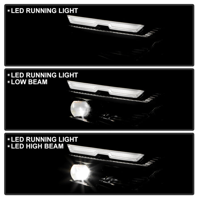 SPYDER 22-24 Toyota RAV4 LED High Low Beam w/Halogen Bulb Headlight- Right (HD-JH-TRAV422-LED-OE-R) 9959486