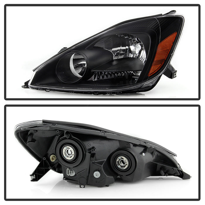 SPYDER xTune 04-05 Toyota Sienna Halogen ONLY OEM Style Headlights - Black (HD-JH-TSIE04-AM-BK) 9047565