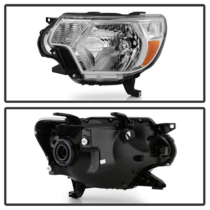 SPYDER Xtune Toyota Tacoma 2012-2015 OEM Style Headlights Chrome HD-JH-TTA12-AM-C 9031083