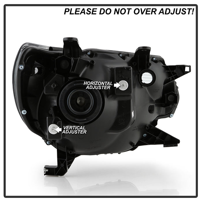 SPYDER Xtune Toyota Tacoma 2012-2015 OEM Style Headlights Chrome HD-JH-TTA12-AM-C 9031083