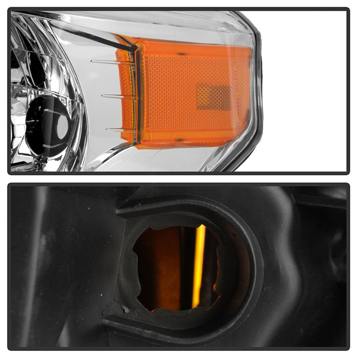 SPYDER xTune 14-17 Toyota Tundra w/o Running Lights OEM Style Halogen Headlights - Chrm (HD-JH-TTU14-AM-C) 9039690