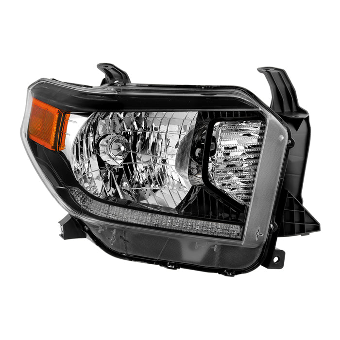 SPYDER 14-21 Toyota Tundra w/LED DRL OE Right Halogen Headlight - Black (HD-JH-TTU14-DRL-OE-BK-R) 9959288