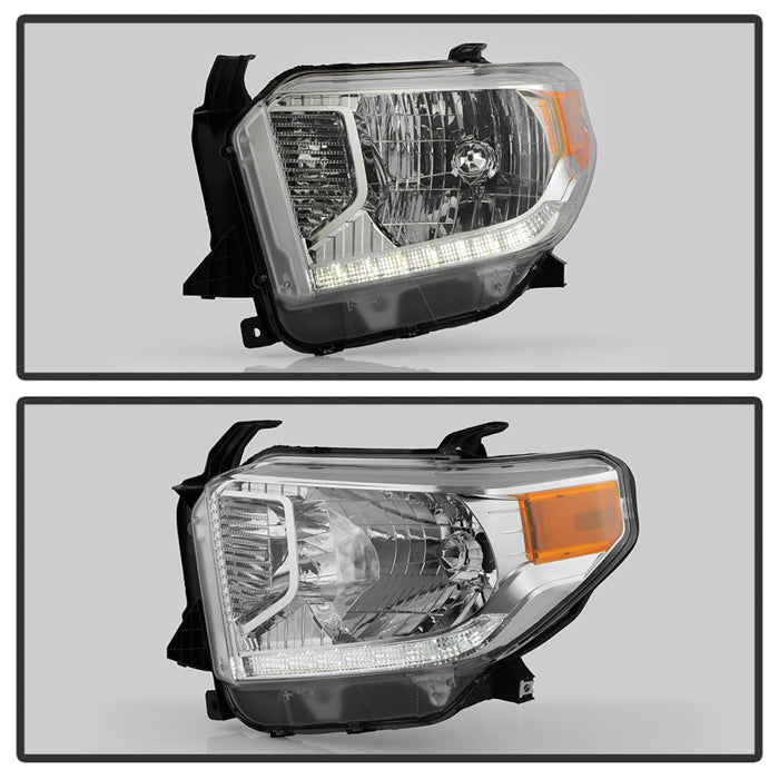 SPYDER 14-21 Toyota Tundra w/LED DRL OE Left Halogen Headlight (HD-JH-TTU14-DRL-OE-L) 9959257