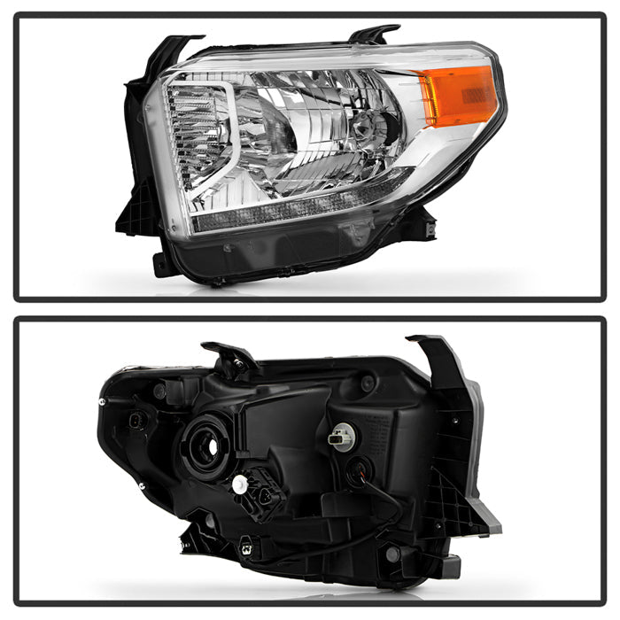 SPYDER 14-21 Toyota Tundra w/LED DRL OE Left Halogen Headlight (HD-JH-TTU14-DRL-OE-L) 9959257