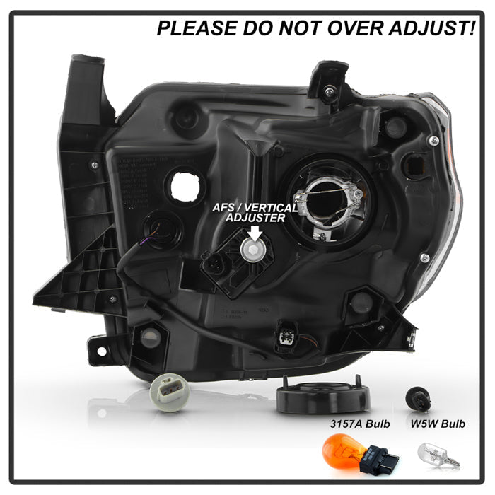 SPYDER 14-21 Toyota Tundra w/LED DRL OE Right Halogen Headlight (HD-JH-TTU14-DRL-OE-R) 9959264