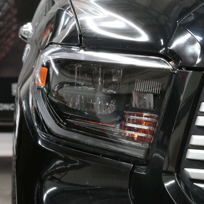 SPYDER xTune 14-21 Toyota Tundra (Excl. SR/SR5/TRD) Full LED Headlights - Black (HD-JH-TTU14-LED-BK) 9049316