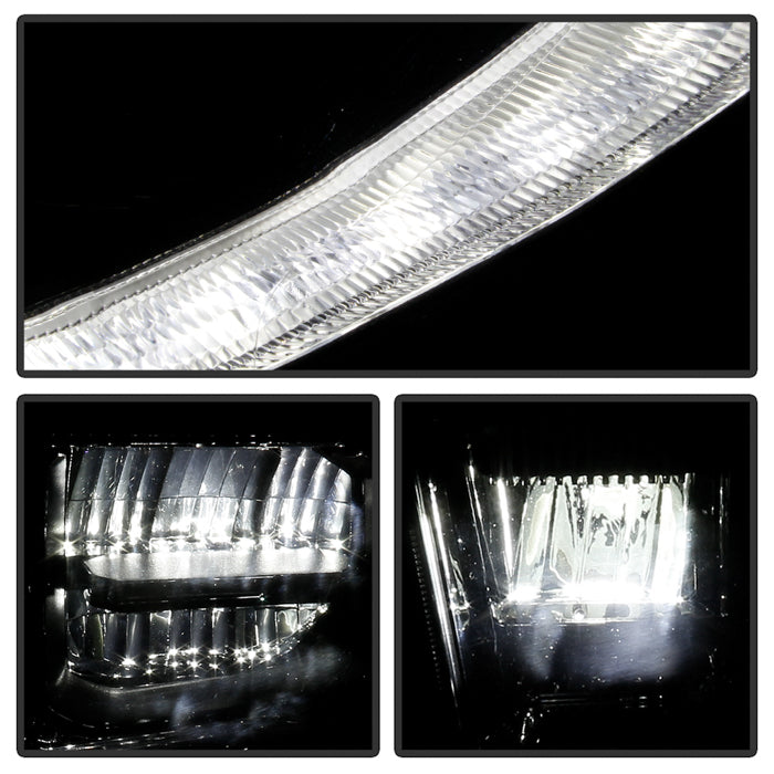 Spyder 14-17 Toyota Tundra OEM LED Headlights Black(Does Not Fit Models With DRL) 9049323